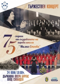 Хорова школа „Милка Стоева“ закрива юбилейния си сезон с тържествен концерт