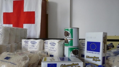БЧК започва раздаването на хранителни продукти за бедни