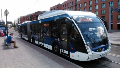 7 нови автобуса стават част от градския транспорт в града