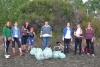 Еко-клуб „Сини изследователи“ събра над 840 литра пластмасови отпадъци след екоакция на плажа