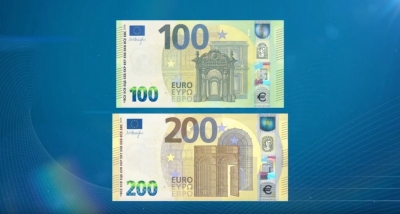 ЕЦБ пуска в обращение новите банкноти от 100 и 200 евро