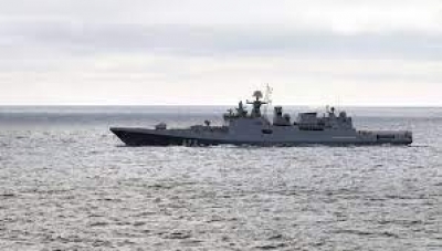 Руски военен кораб стреля в Черно море