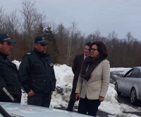 Министър Бъчварова инспектира работата по границата при Малко Търново 
