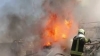 Огнена стихия бушува в средецкото село Граничар, изпепелени са 7 къщи