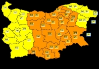 Оранжев код за валежи в Бургаско