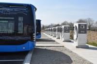 Всички зарядни станции за новите електроавтобуси вече работят